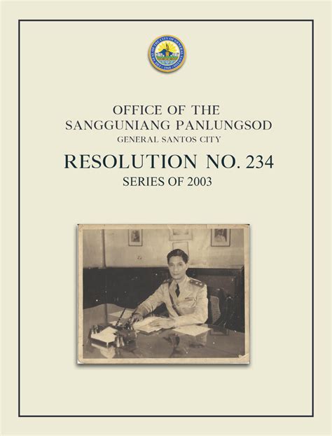 THE SANGGUNIANG PANLUNGSOD OF GENERAL SANTOS – .
